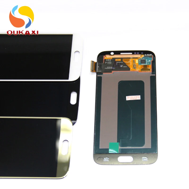 Класс AAA для SAMSUNG S6 G920 G920F LCD Samsung экран сенсорный дигитайзер сборка 3 цвета |
