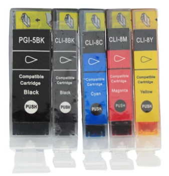 

hisaint for Canon PGI5 CLI8 Ink Cartridge For Canon PIXMA RFP6600D/6700D,IX4000/5000,MP500/510/520/530/600/600R Ink jet Printer