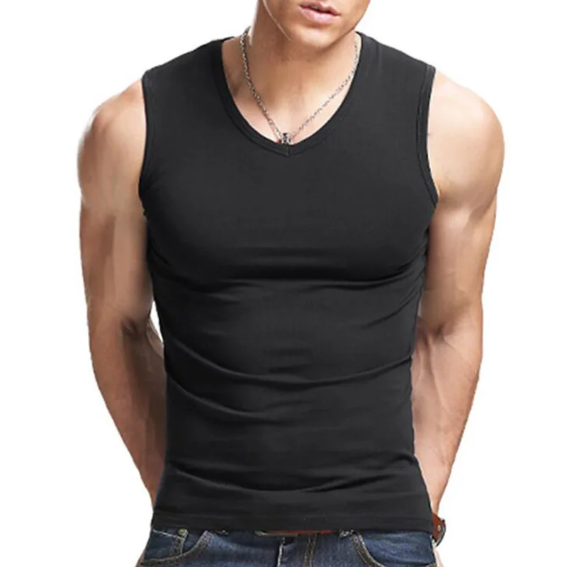 Men Tank Top High Flexibility Body Compression Base Layer Sleeveless