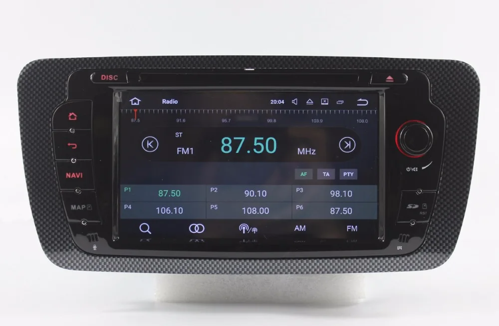 Cheap HIRIOT IPS Car Android 8.0 DVD GPS Player For SEAT IBIZA 2009-2013 Octa 8 Core 4G RAM 32G ROM 16G Map Radio Wifi DVR TPMS DAB+ 9