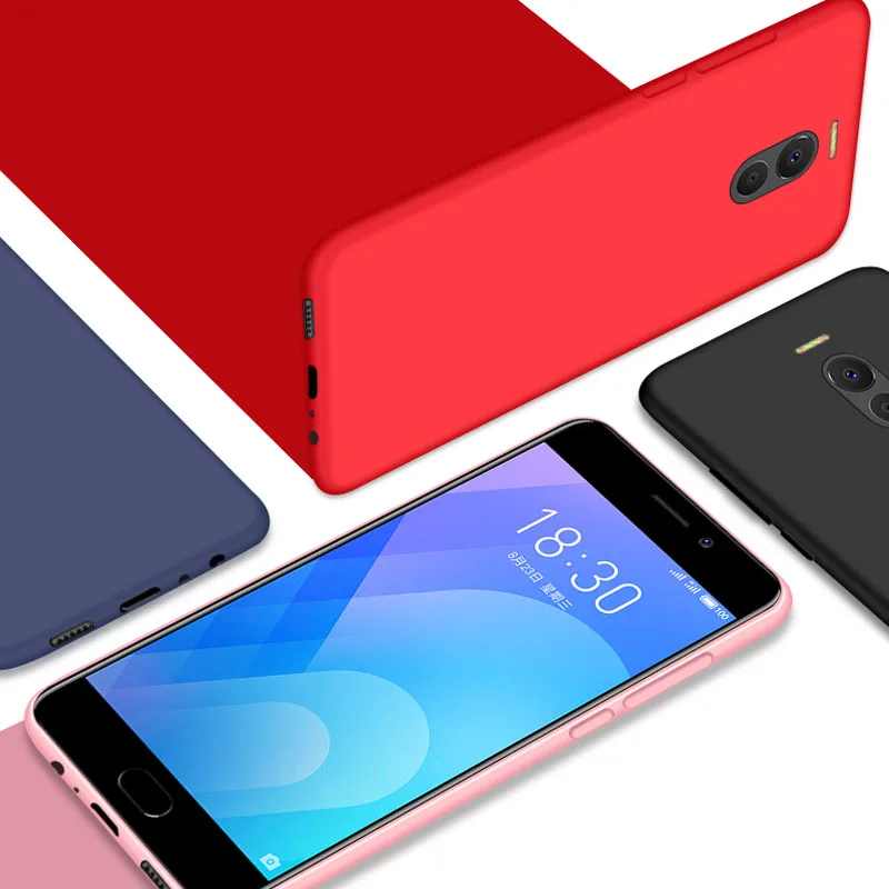 Для Meizu M6 Note 3gb 4gb 64gb m721h Чехол черный силиконовый мягкий TPU оригинальный полный