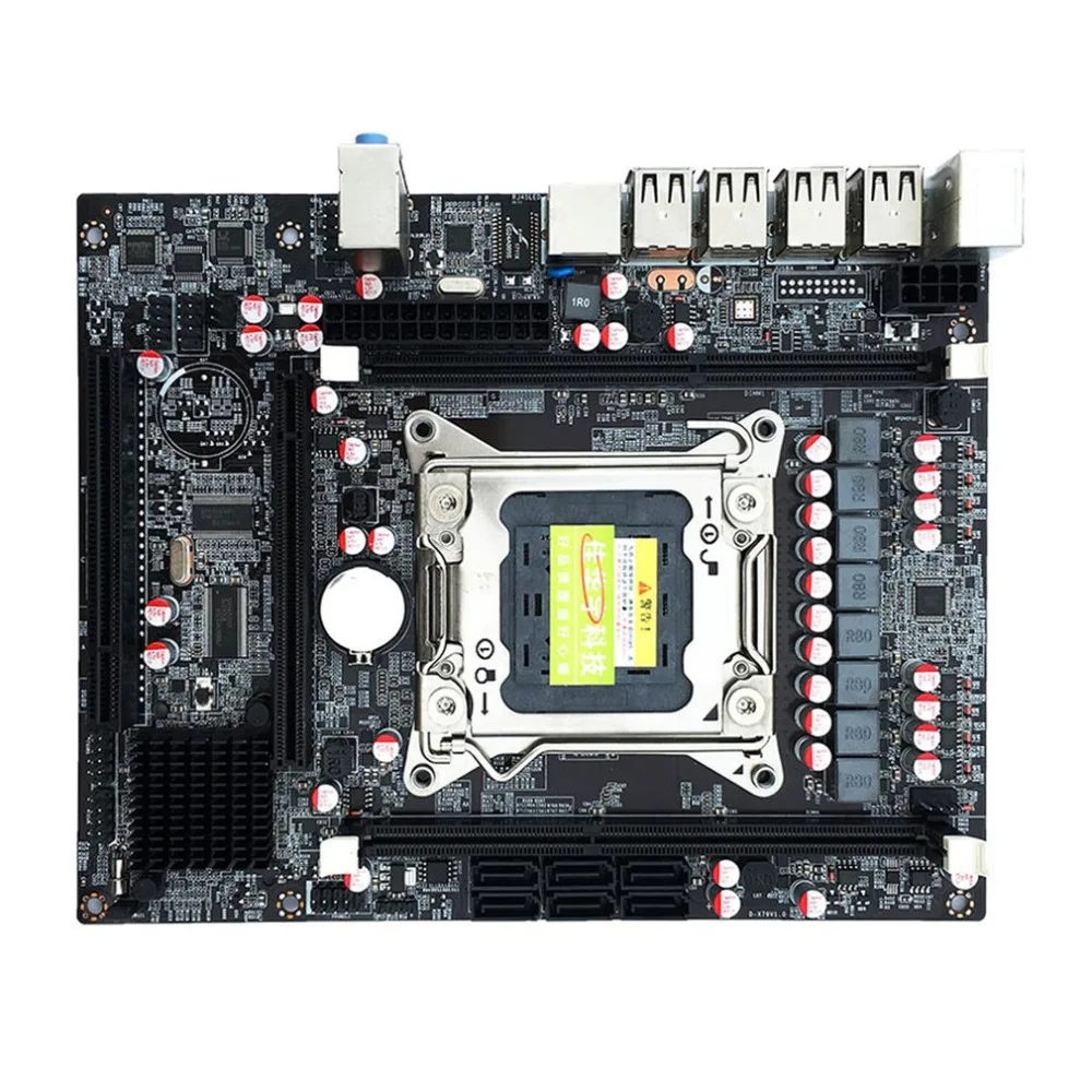

Desktop Computer Mainboard X79 Gaming Motherboard LGA 2011 ATX 4 Channels All Solid Board Support E5-2670 2650