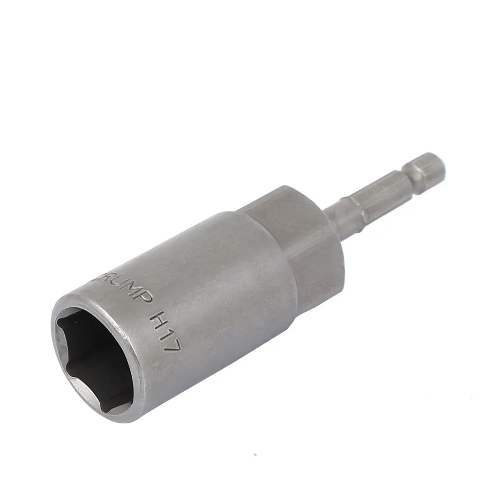 

UXCELL 80mm Length H17 Hex Socket Impact Nut Setter Driver Bit Adapter