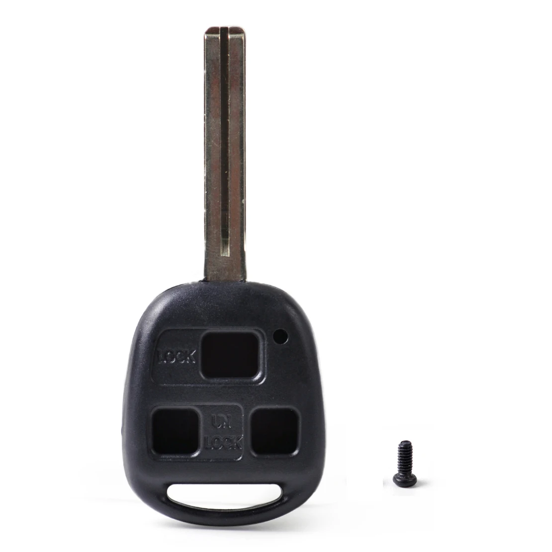 

DWCX Car 3 Button Short Uncut Blade Remote Key Shell Replacement Case for Lexus ES300 GS300 GS400 GS430 GX470 LS400 LX470 RX300