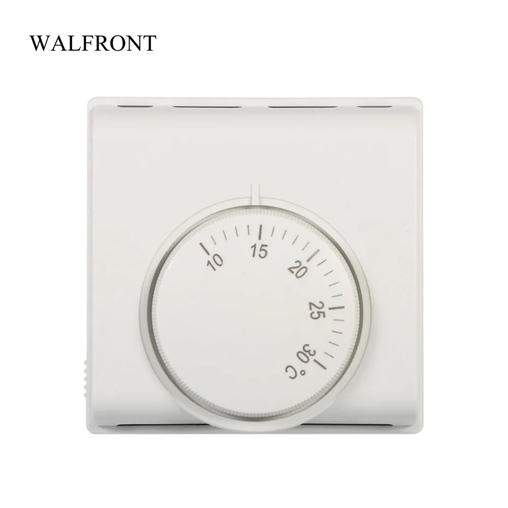 

WALFRONT 220V Room Mechanical Thermostat Floor Manual Heating Temperature Controller Air Thermostat Regulator Adjust Tools New