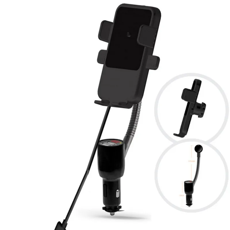 Новая инновационная Зажигалка для сигарет с двумя Usb умной быстрой зарядкой Автомобильная Беспроводная зарядка универсальная навигация Кронштейн для мобильного телефона