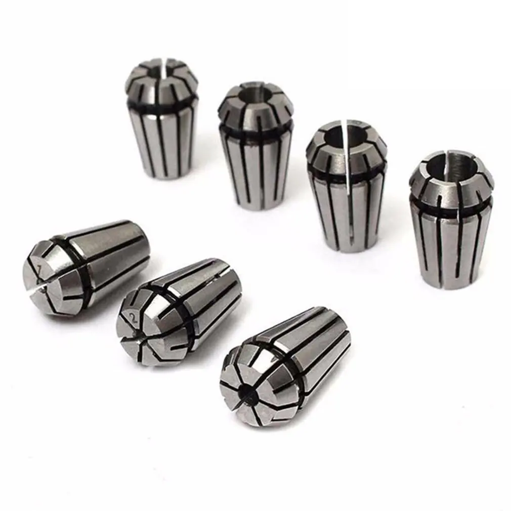

Motor Shaft Extension Rod Holder Cnc Milling Lathe Tool Engraving Machine + 7Pcs Spring Collet Set Chuck Collet