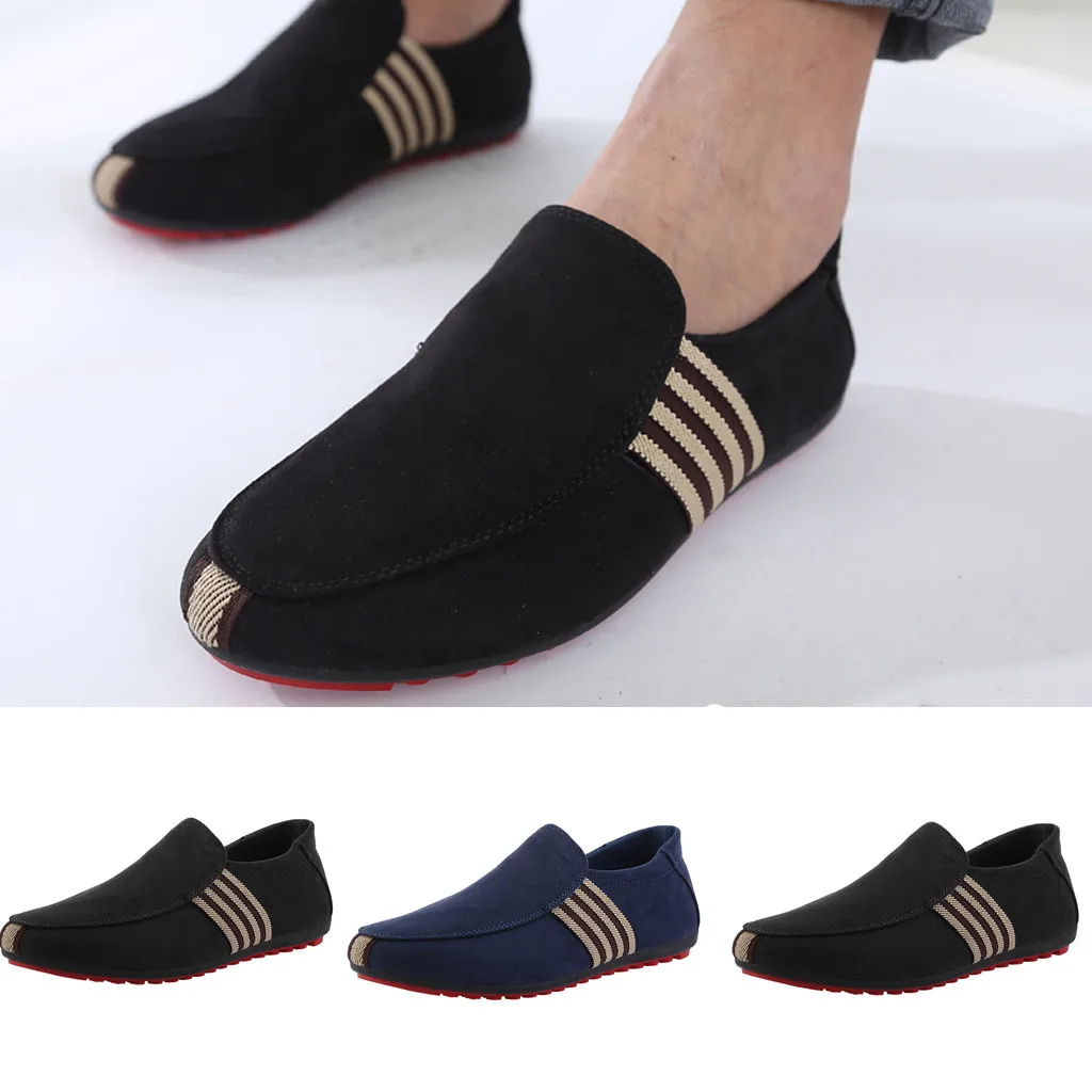 

Fashion Men's Wild Canvas Breathable Casual Single Shoes Flat Peas Shoes sport shoes men casual shoes men sneakers