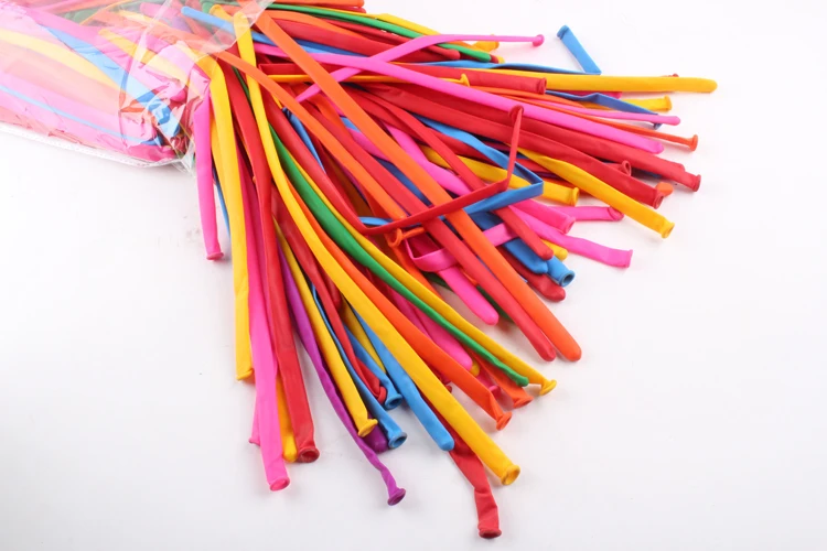200pcs multicolor long magic balloons kids funny latex balloon children toys Magic Ballons Assorted Latex Long Balloon supplies | Дом и сад