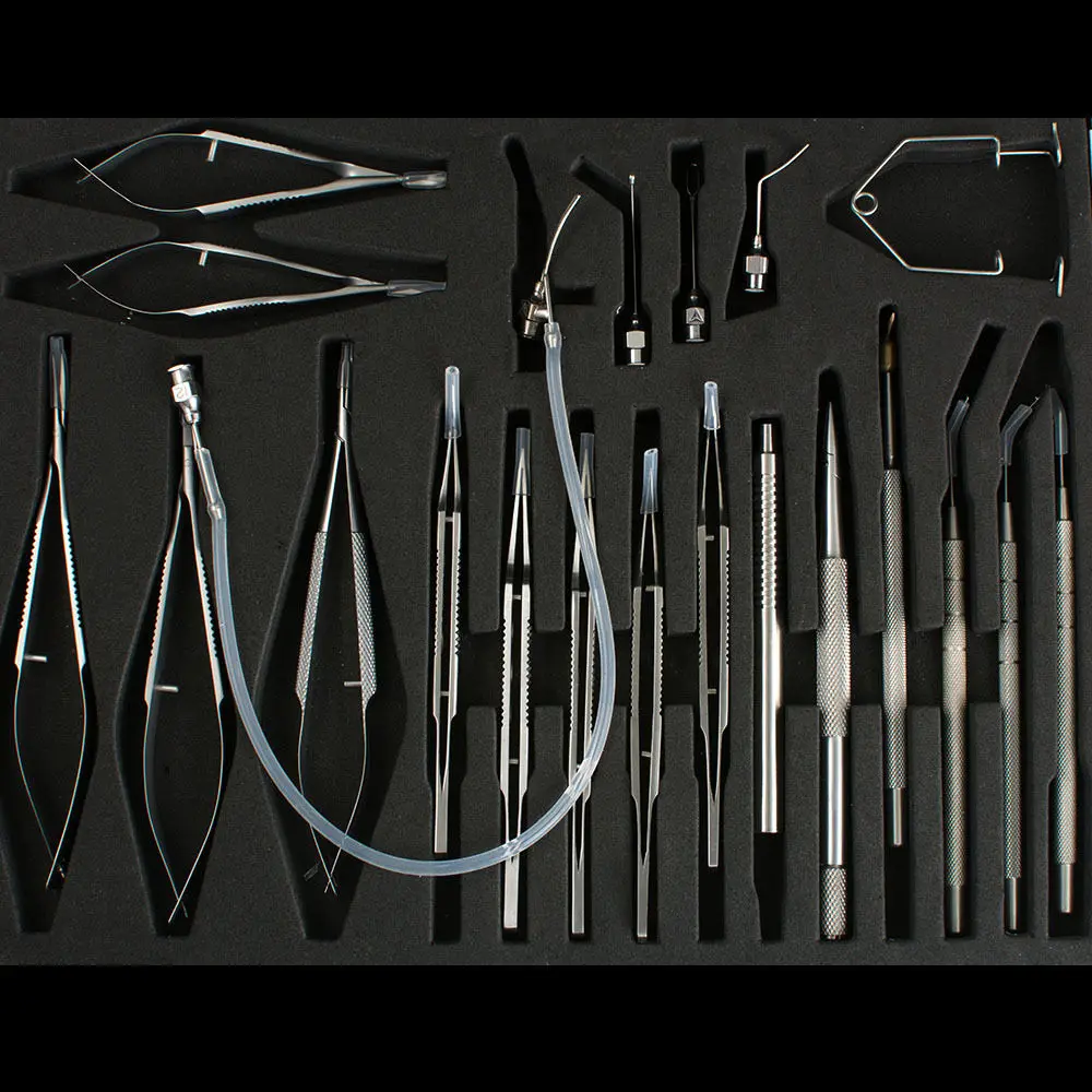 Медтехника набор микрохирургический. Микрохирургические инструменты для офтальмологии. Магазин офтальмологических инструментов. Набор инструментов для офтальмохирургии. Набор инструментов для офтальмохирургии.