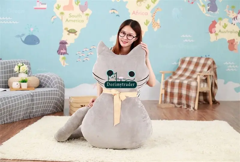 Dorimytrader New Anime Cat Plush Pillow Toys Giant Cuddly Soft Cats Doll Baby and Lover Present 100cm 39inches DY61669 (8)_1