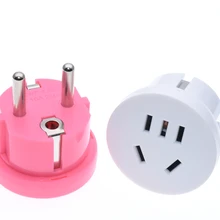 1 шт. штепсельная вилка стандарта США, Австралии, ЕС, США, Австралии, евро, Европа, дорожная настенная штепсельная вилка переменного тока, настенное зарядное устройство, розетка, адаптер, конвертер, 2 розетка для круглых штырей