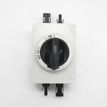 

5 pcs/lot High performance Solar Electrical DC Isolator Switch with 2 pairs Connectors for Solar Power System