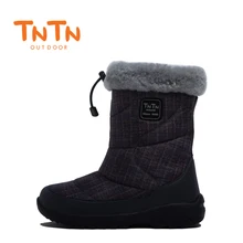 2018 TNTN outdoor winter warm waterproof anti-skid thickening at the end of wool men and women shoes snow cotton boots 2018 TNTN outdoor winter warm waterproof anti-skid thickening at the end of wool men and women shoes snow cotton boots