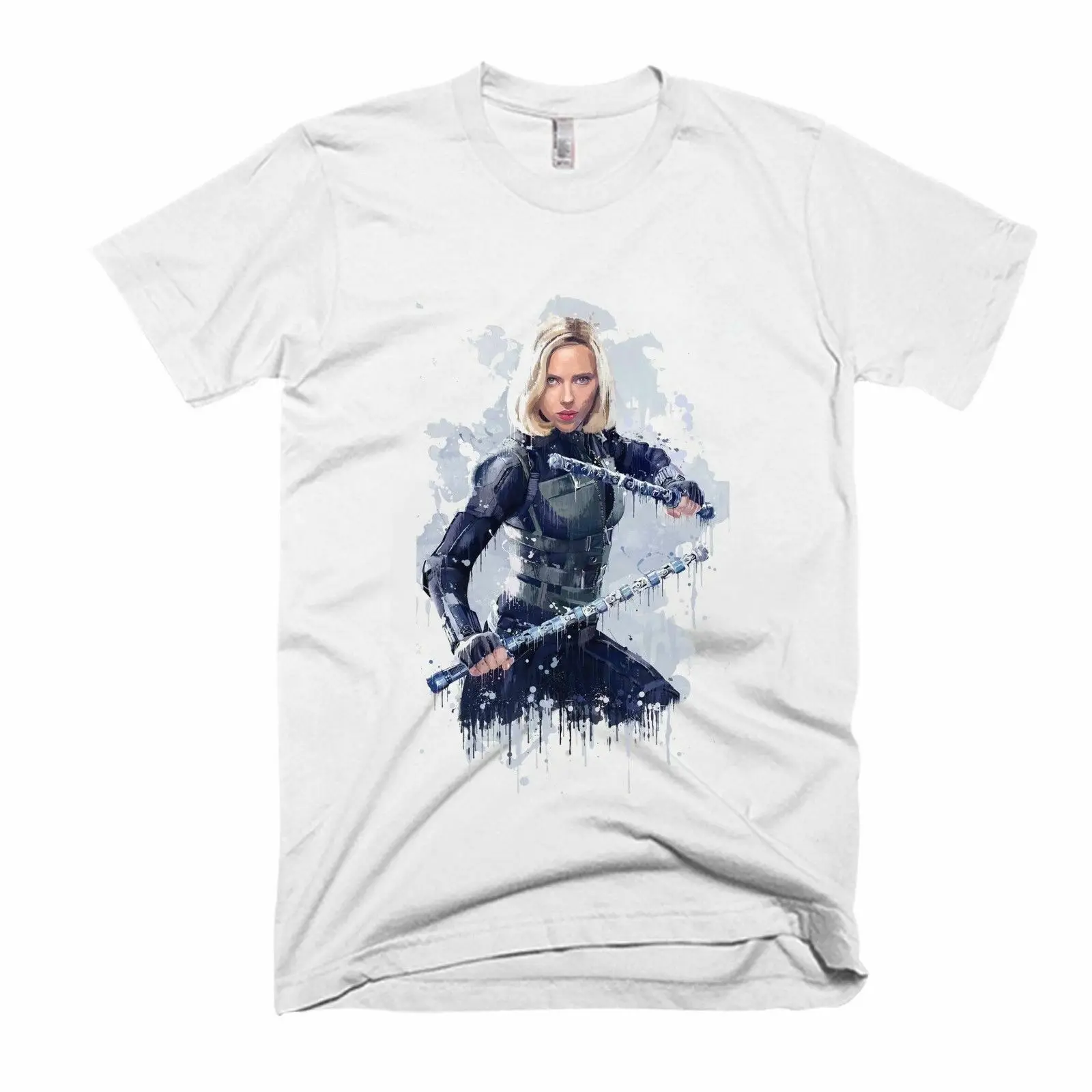 

NEW BLACK WIDOW WEAPON ART / WO USA SIZE T-SHIRT Men 2019 Summer Round Neck Men'S T Shirt