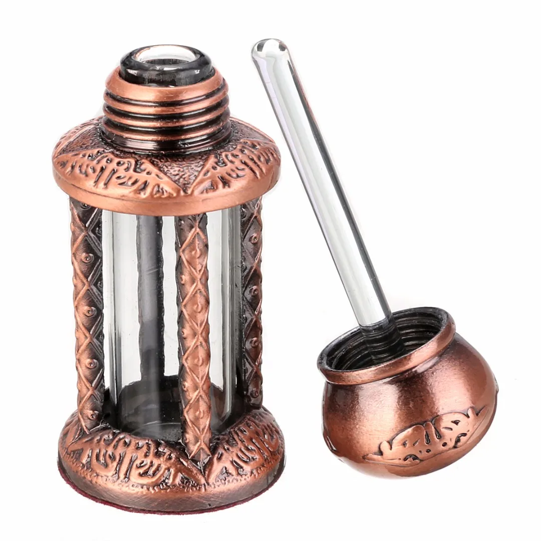

Vintage Copper Box & Jar For Essential Oils Perfume Bottle Containers Mini Jewelry Essential Oil Bottles 3ml Mayitr