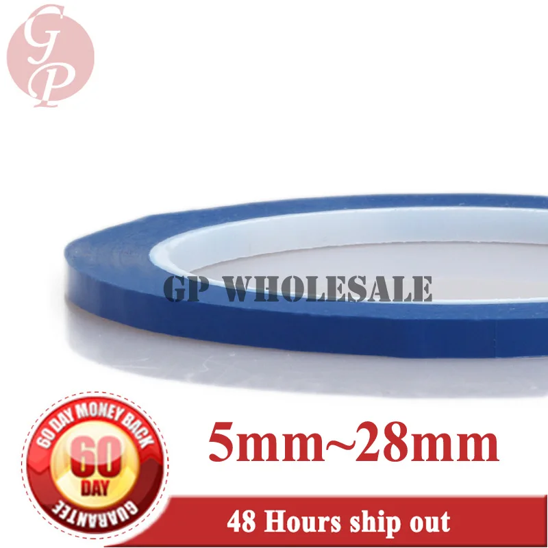 5mm~28mm width Blue Mylar Tape Insulated for Transformer Power Coil LED Battery Motor Packing High Temp. Voltage Resist |