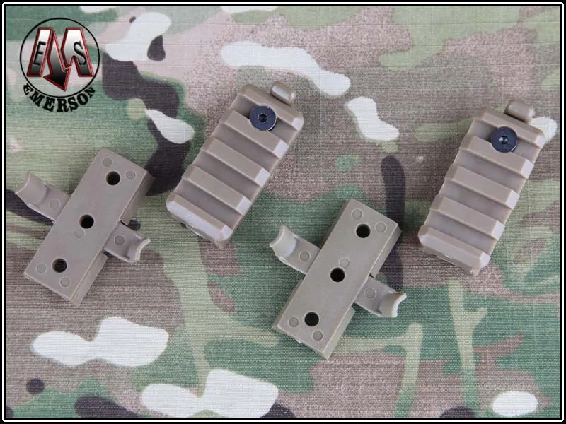 Tactical Helmet Rail Adapter For Airsoft & Hunting - FAST/AF Helmet Headset Bracket With Extended Rail For Accessories