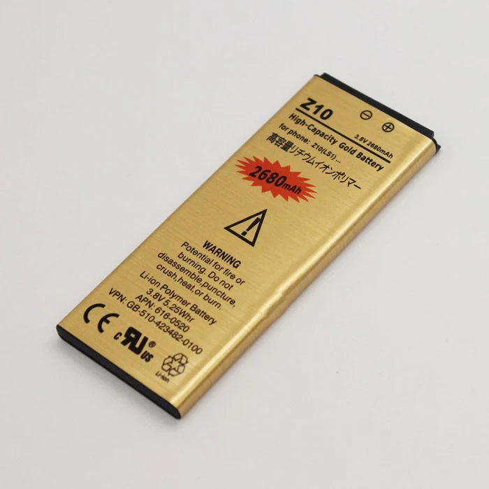 Hot Selling 2680mah High Capacity Gold Business Battery / Mobile Cell Phone Replace Batteries