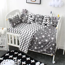 Детский комплект постельного белья на заказ с буквенным бампером, детская подушка, украшение детской комнаты, чистый хлопок, Детский комплект для детской кроватки, Комплект постельного белья для детей