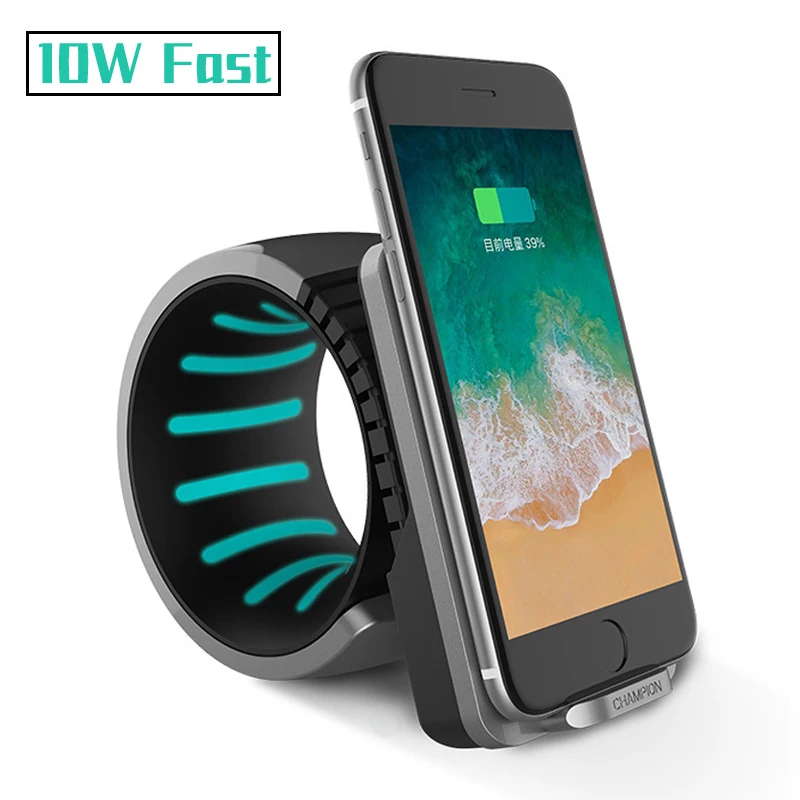 

Night lamp Fast Wireless Charger Stand for iPhone 11Pro X XR 8 8Plus Qi Wireless Charging base for Samsung S10 S9 + S8 Note 9 10