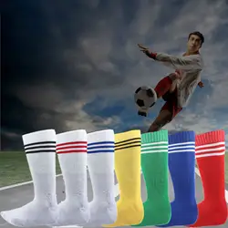 1 пара хлопковые носки для мужчин и женщин в трубке полосатые футбольные теплые женские распродажа дешевые хорошие пять пальцев Calcetines анти