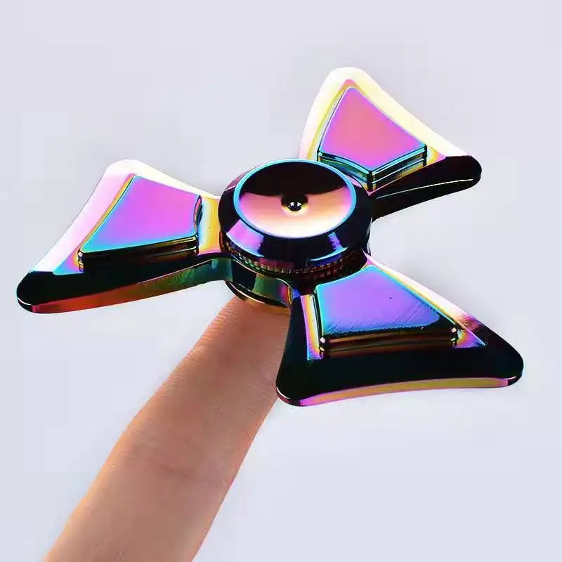 Красочный пальцевой гироскоп металлический пальцевой Летающий гироскоп декомпрессионная игрушка детский гироскоп взрыв