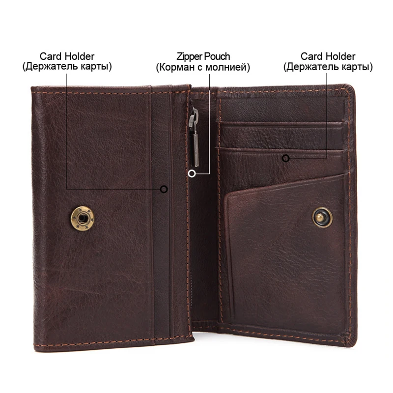 “ Novo do Vintage Masculino Bolsa Porte Carte 108