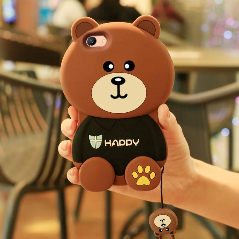 

Newest for xiaomi redmi 5a/4x phone case cute cartoon bear pattern soft silicon full protector for xiaomi redmi 5a/4x case cover