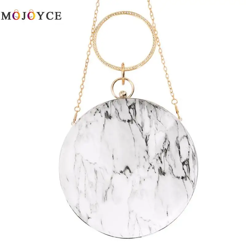 جديد أزياء النساء حقيبة كتف سيدة سلسلة جولة Crossbody حقيبة هوب المحمولة الرخام مخلب يد جديد أزياء النساء حقيبة كتف سيدة سلسلة جولة Crossbody حقيبة هوب المحمولة الرخام مخلب يد