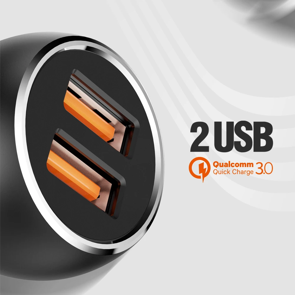 Автомобильное зарядное устройство LDNIO C503Q Quick 3 0 продается с кабелем USB Type c для