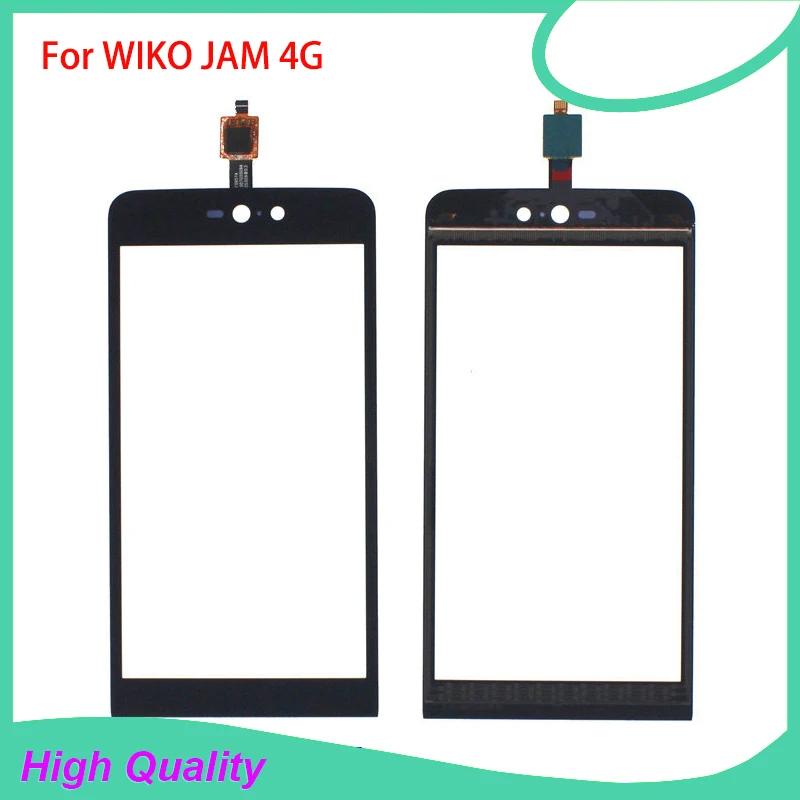 

High Quality For WIKO Jam 4g Touch Screen Digitizer Assembly Black Color 100% Guarantee Mobile Phone Touch Panel Free Tools