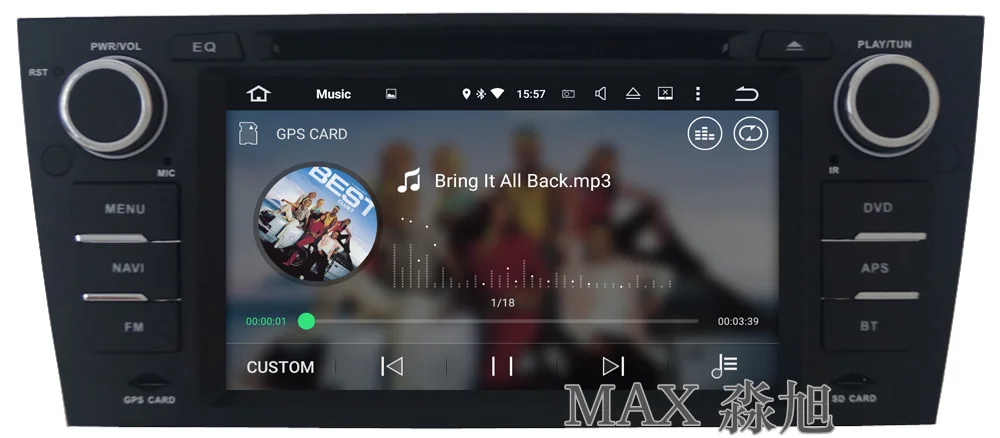 Top MAX Android GPS Navigation System Car DVD Player for BMW E90 E91 E92 E93 with Car Radio Stereo BT WIFI SWC free map 4