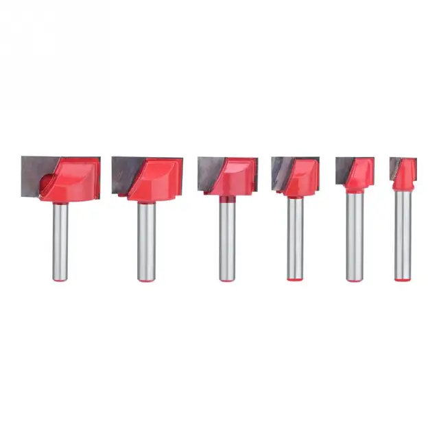 T-slot Slotting Router Bit with Alloy Blade Carbon Steel Handle Milling Cutter End Mill Engraving fresa para madeira