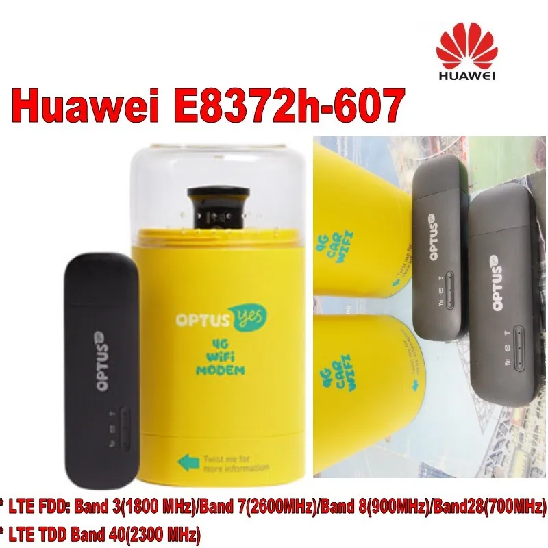 Huawei e8372h-607 Wingle точка доступа Wi-Fi 150 Мбит/с LTE 4 г 3G usb Автомобильное Главная модем + 4 г TS9 49dbi антенна