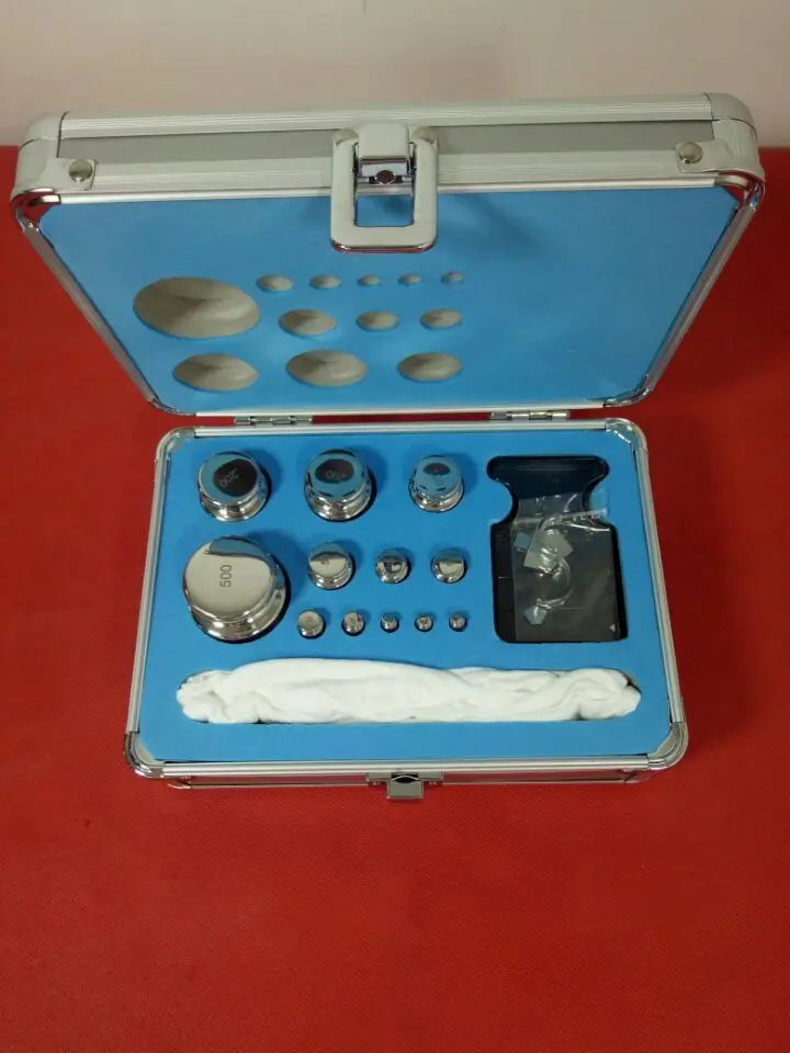 

F1 Grade 24pcs 1mg-500g 304 Stainless Steel Digital Scale Calibration Weights Kit Set w Certificate, precision Packed NE