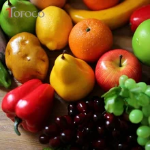 TOFOCO 23 стиля искусственный симуляция имитация фруктов овощи кухонные игрушки Дети ролевые игры раннее образование украшения игрушки