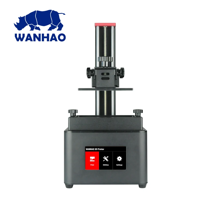 Wanhao D7 плюс 3d принтер DLP SLA lcd сенсорный экран 250 мл УФ Смола& FEP пленка бесплатно