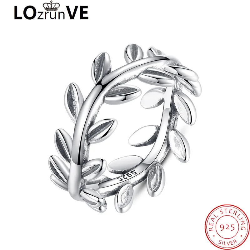 LOZRUNVE 2018 оригинальный бренд стерлингового серебра 925 Анель мода изысканный Винтаж