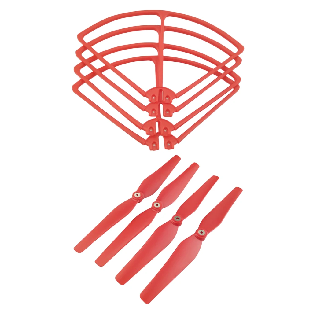 MagiDeal 16Pc Blade Propellers Bumper Cover Protection for SIRC S70W Holy Stone HS100 HS100G RC Helicopter Parts