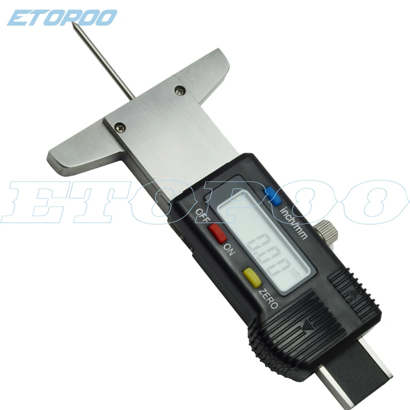 0-30mm stainless steel Digital Tire Thread Depth Gauge tire gauge Tyre depth gauge depth caliper depth measuring tool