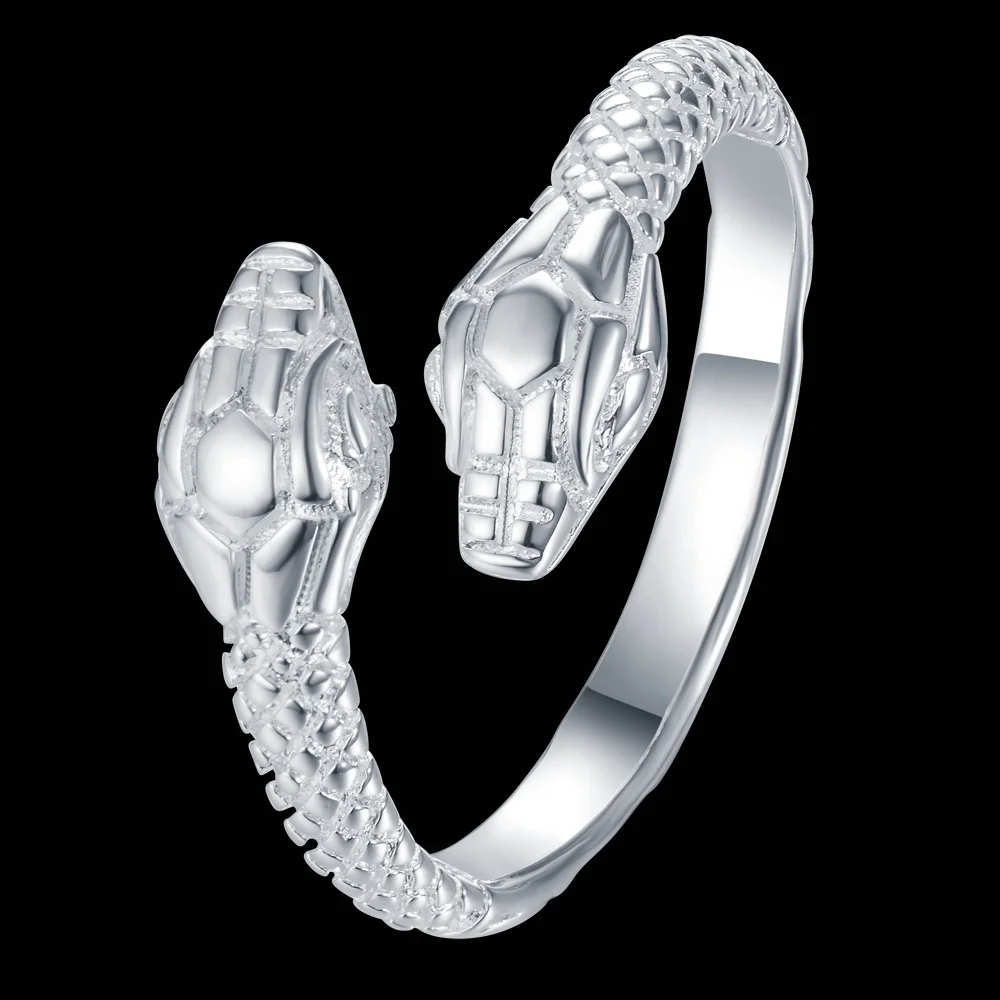 Регулируемая крутая змея торговля 925 ювелирные изделия посеребренное кольцо, модное Ювелирное кольцо для женщин,/MCAFQOMS CSDORTUS