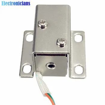 

DC 12V Electric Solenoid Lock Tongue Upward Assembly Solenoid Module With Matching Wire for Door Cabinet Drawer