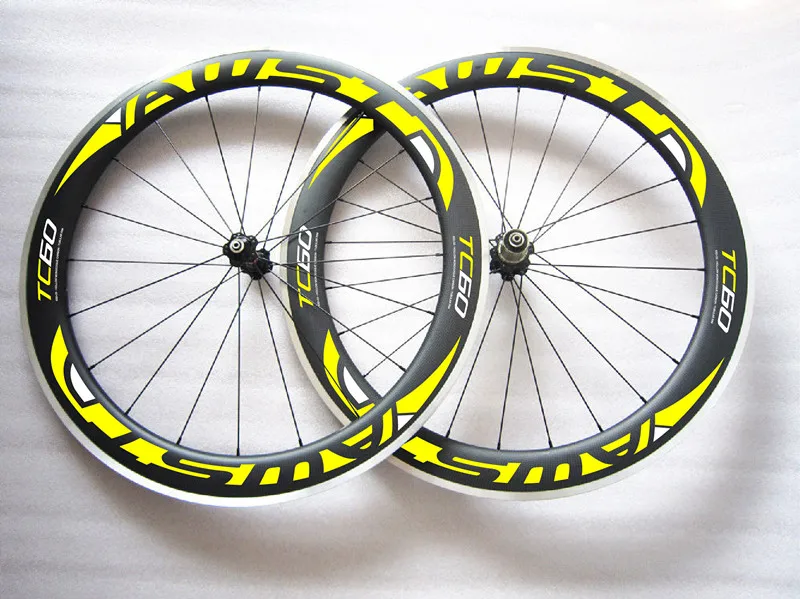 

AWST Best Quality 700c carbon wheelset Aluminum 38mm carbon wheelset 3k Glossy chinese carbon wheels 100% carbon wheelset