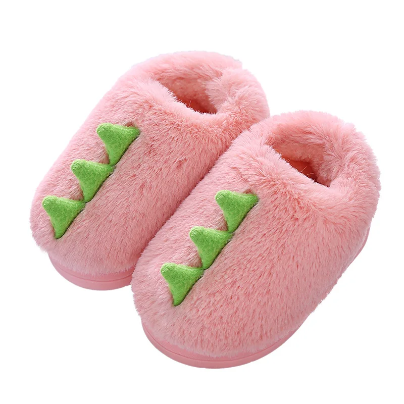 JUFOYU Toddler Baby Cotton Slippers Boys Girls Baby Dinosaur Slippers