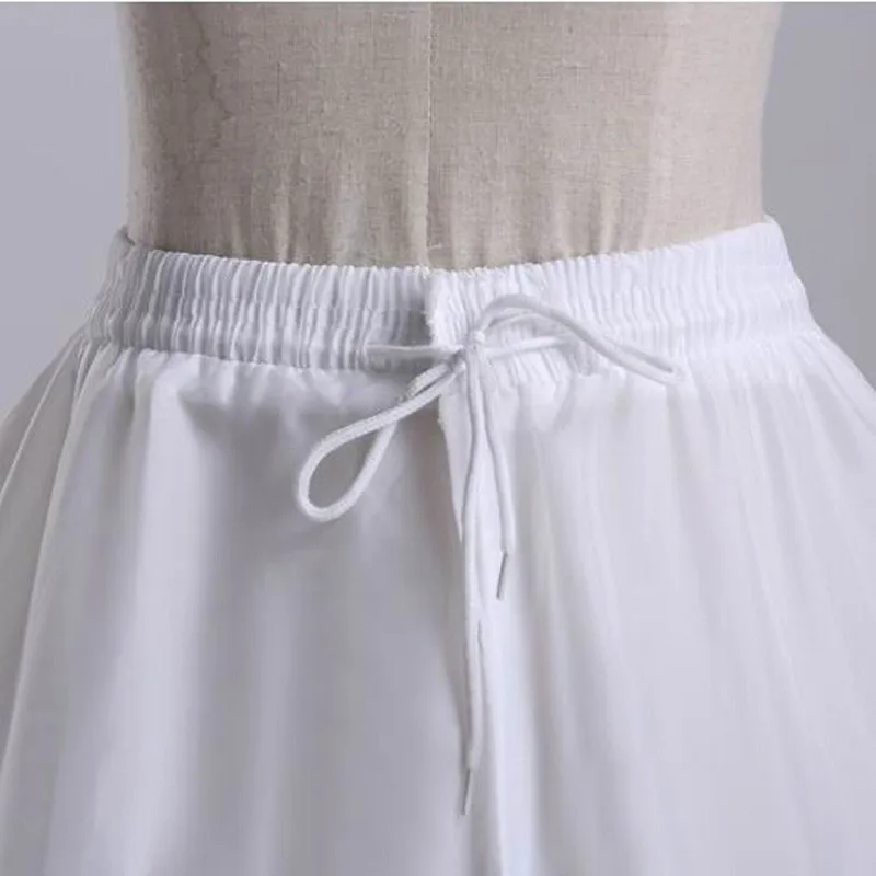 Женская Нижняя юбка плюс размера бальное платье нижнее белье кринолин 4 обруч 60-120 см Высокое качество Свадебные аксессуары Нижняя юбка