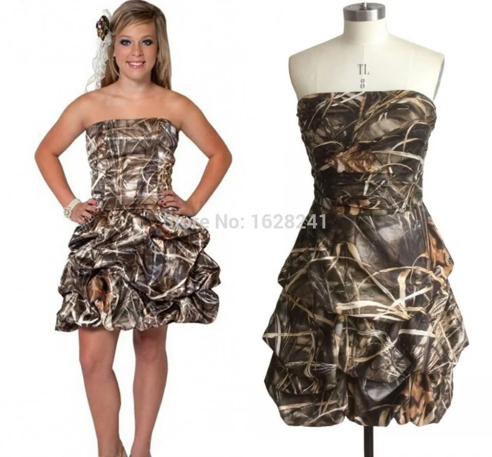 Camo wedding dresses short 2017 Camo wedding dresses short 2017