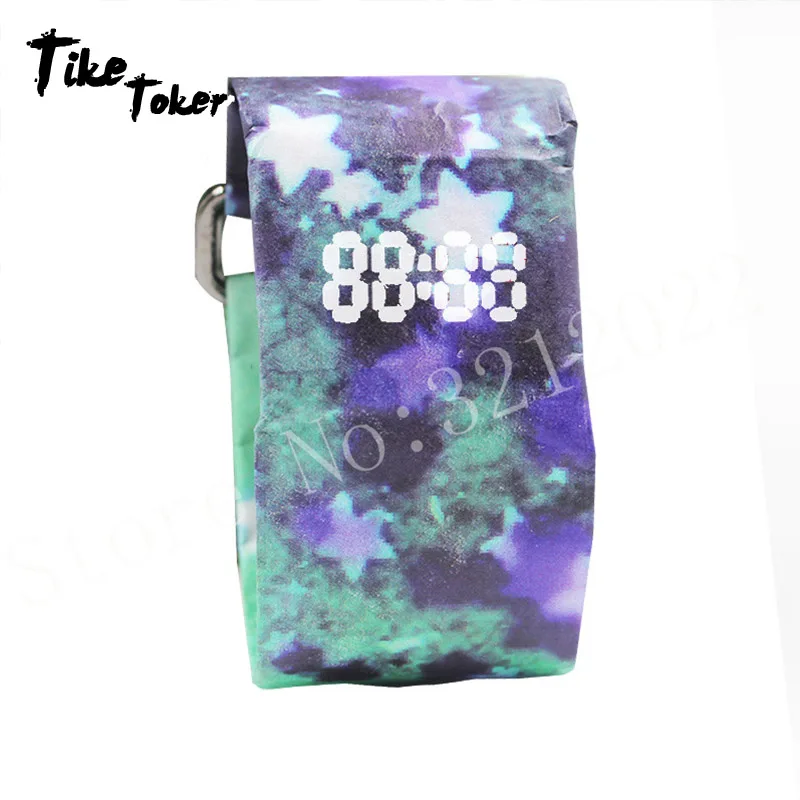 

TIke Toker,Creative Digital Wristwatches Fashion Electronic Watches Smart Digital Paper Watch Clock Relogio Sale08