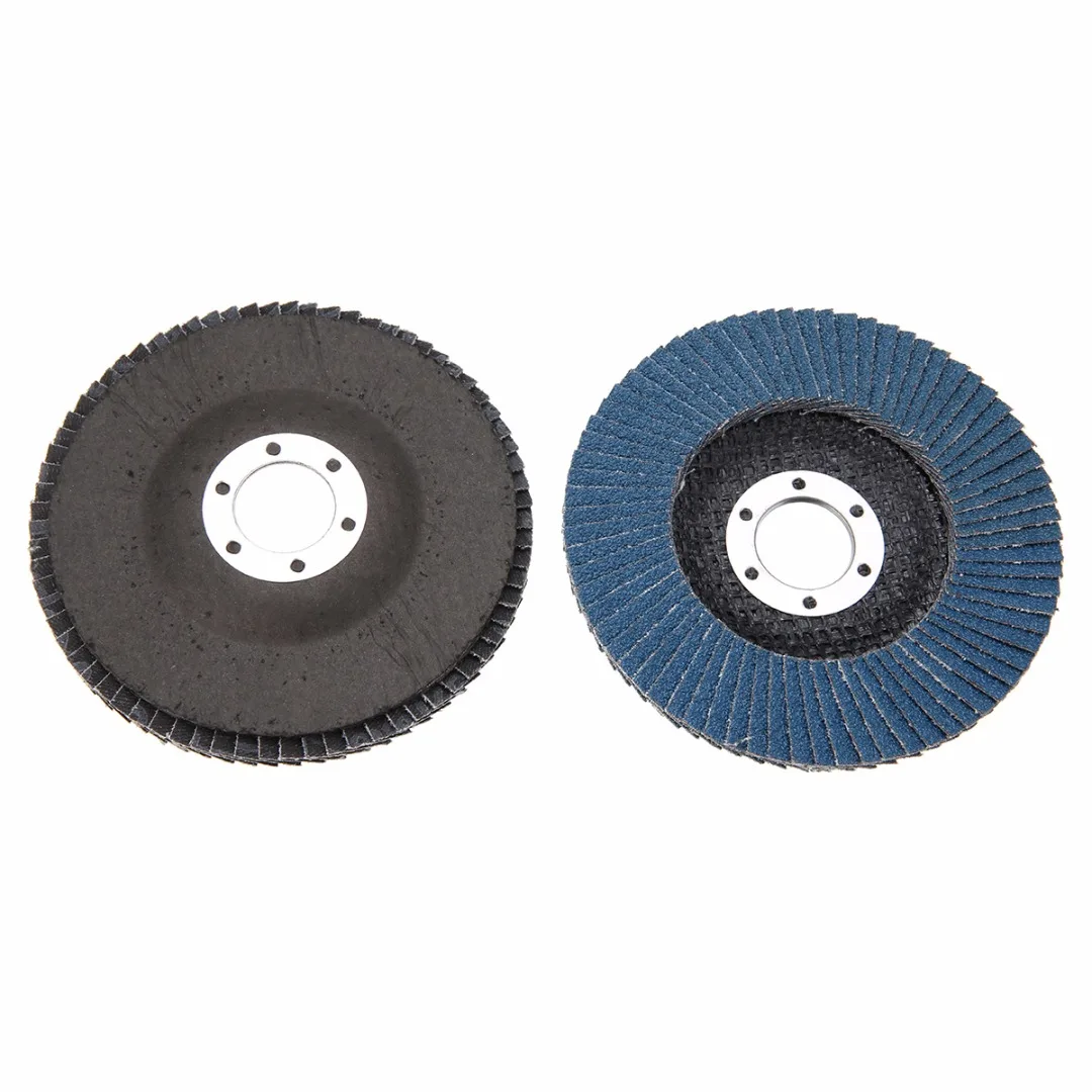 

10pcs 115mm Premium Zirconia Flap Disc Sanding Grinding 4-1/2" * 7/8" 60 Grit For Angle Grinders Mayitr Wood Metal Polish Tool