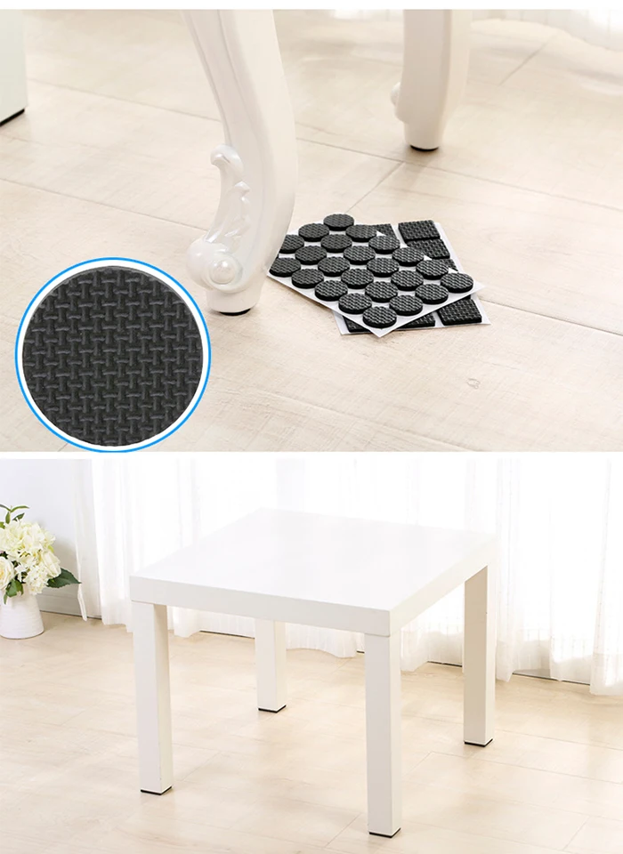 Нескользящий коврик для мебели, амортизирующий амортизатор для стула, защита для стола, защитный коврик, самоклеющиеся ножки для мебели